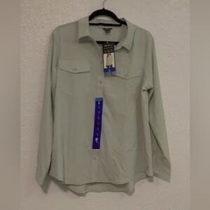 Grey button up